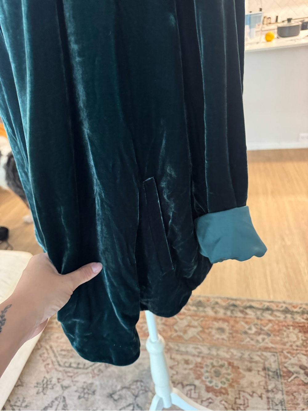 Eileen Fisher Blazer velvet - Picture 4 of 5